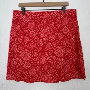 RipSkirt Hawaii Length 2 Pocket Tear Away Skirt Dahlia Teaberry Size Large NWT